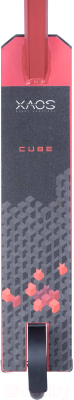 Самокат трюковый Xaos Cube 110 (красный)