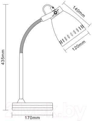 Настольная лампа Camelion New York KD-428 С30 / 13047 (хром)