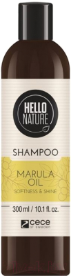 Шампунь для волос Hello Nature Marula Oil (300мл)