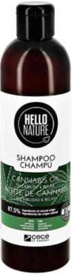 Шампунь для волос Hello Nature Cannabis Oil (300мл)