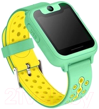 Умные часы детские Wonlex KT07S/T15 (зеленый)