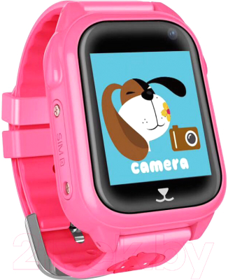 Умные часы детские Wonlex KT10Z/M06 (розовый)