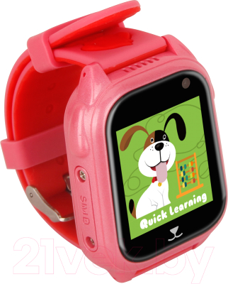 Умные часы детские Wonlex KT10Z/M06 (розовый)