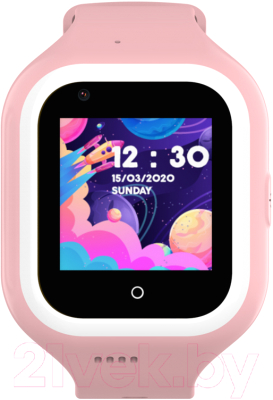 Умные часы детские Wonlex KT21 (розовый)