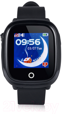 Умные часы детские Wonlex WiFi Dual Сamera GW400X (черный)