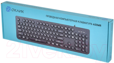 Клавиатура Oklick 400MR (черный)