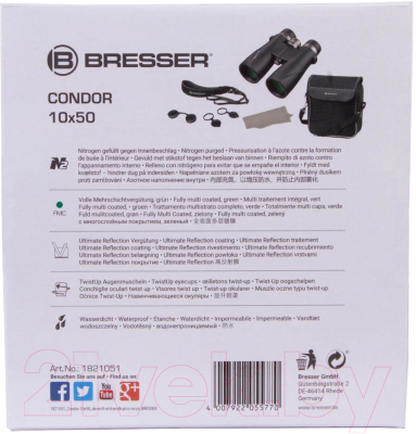 Бинокль Bresser Condor UR 10x50 / 73038