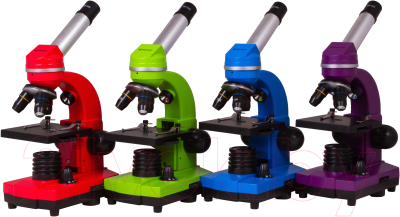 Микроскоп оптический Bresser Junior Biolux SEL 40–1600x / 74321 (фиолетовый)