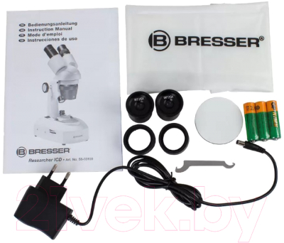 Микроскоп оптический Bresser Researcher ICD LED 20x–80x / 64646