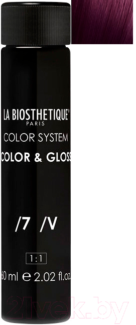 Тонирующий гель для волос La Biosthetique Color&Gloss Оксидативный /7