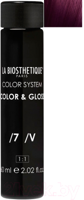 Тонирующий гель для волос La Biosthetique Color&Gloss Оксидативный /7 (60мл, фиолетовый)