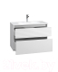 Миниатюра изображения товара Тумба под умывальник Belux Севилья НП80-02 (1, белый глянцевый)