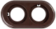 Рамка для выключателя Bironi BF1-620-22 (коричневый) - 