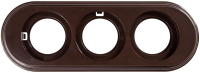 Рамка для выключателя Bironi BF1-630-22 (коричневый) - 