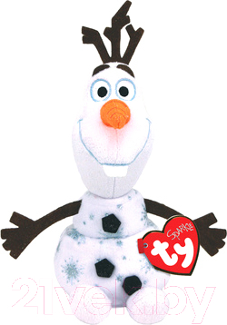 Мягкая игрушка TY Beanie Boo's Снеговик Olaf / 41096