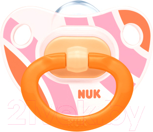 

Пустышка NUK, Оранжевый, Happy Days / 10736324