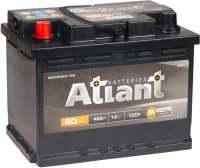 

Автомобильный аккумулятор Atlant, Black L+
