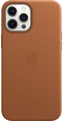 Чехол-накладка Apple Case With MagSafe для iPhone 12 Pro Max Saddle Brown / MHKL3