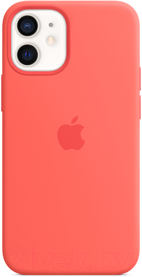 Чехол-накладка Apple Silicone Case With MagSafe для iPhone 12 Mini Pink Citrus/MHKP3