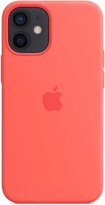 Чехол-накладка Apple Silicone Case With MagSafe для iPhone 12 Mini Pink Citrus/MHKP3