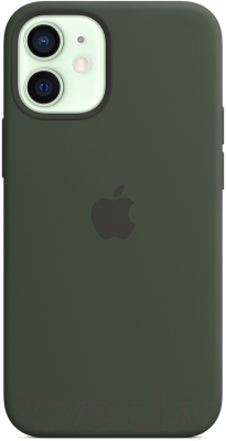 Чехол-накладка Apple Case With MagSafe для iPhone 12 Mini Cypress Green / MHKR3