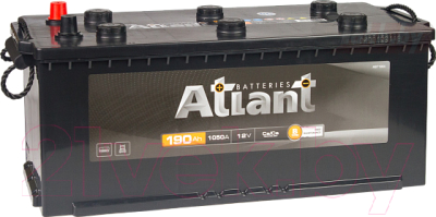 Автомобильный аккумулятор Atlant Black R+ (190 А/ч)