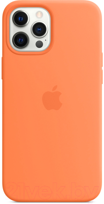 Чехол-накладка Apple Silicone Case With MagSafe для iPhone 12 Pro Max Kumquat / MHL83