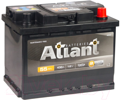Автомобильный аккумулятор Atlant Black R+ (55 А/ч)