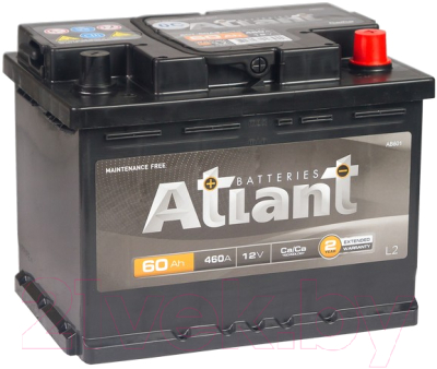 Автомобильный аккумулятор Atlant Black R+ (60 А/ч)