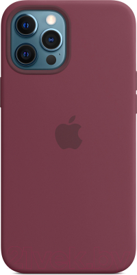 

Чехол-накладка Apple, Silicone Case With MagSafe для iPhone 12 Pro Max Plum / MHLA3