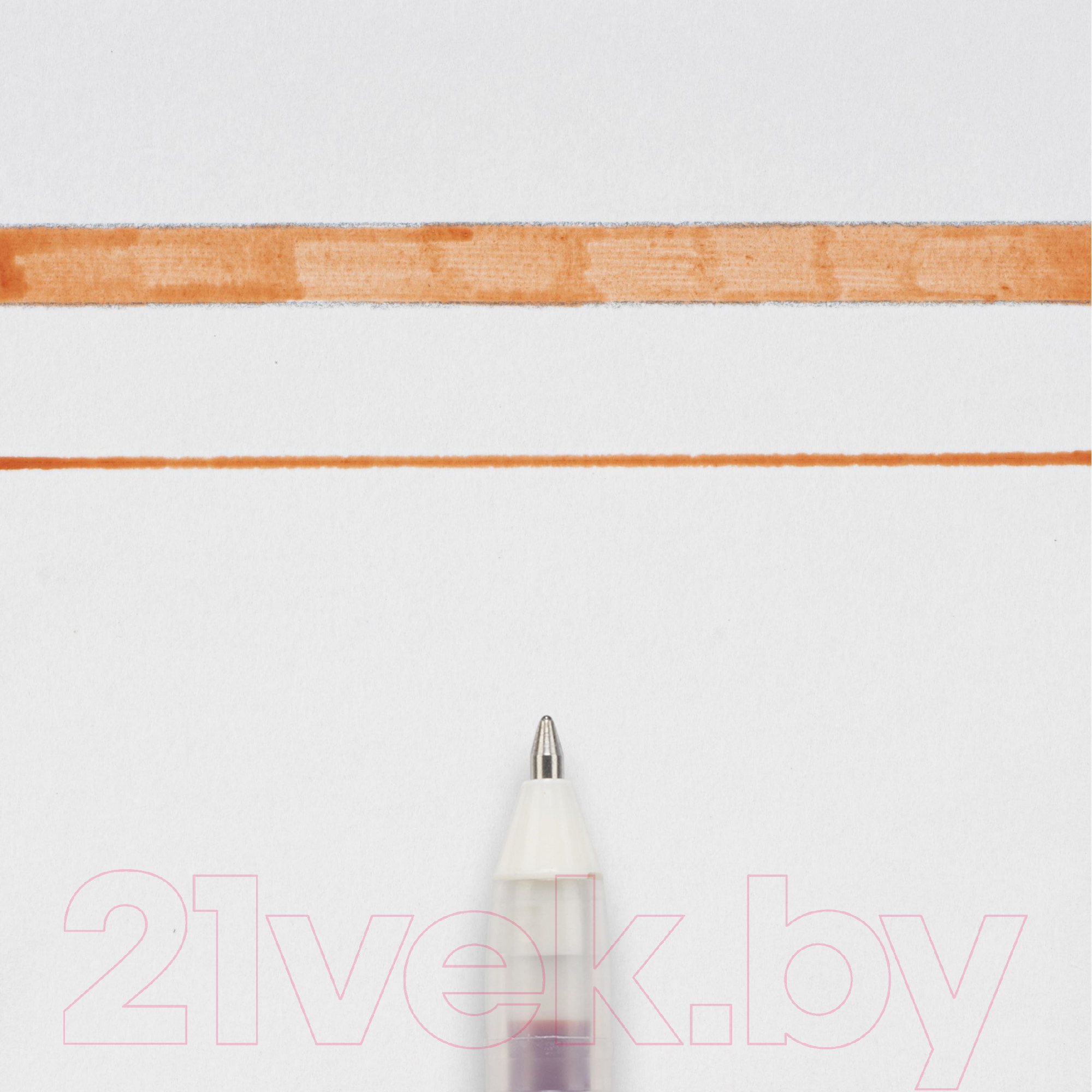 Ручка гелевая Sakura Pen Gelly Roll Glaze / XPGB817 (коричневый) — фото 3
