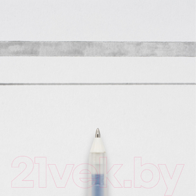 Ручка гелевая Sakura Pen Gelly Roll Glaze / XPGB844 (серебряный)