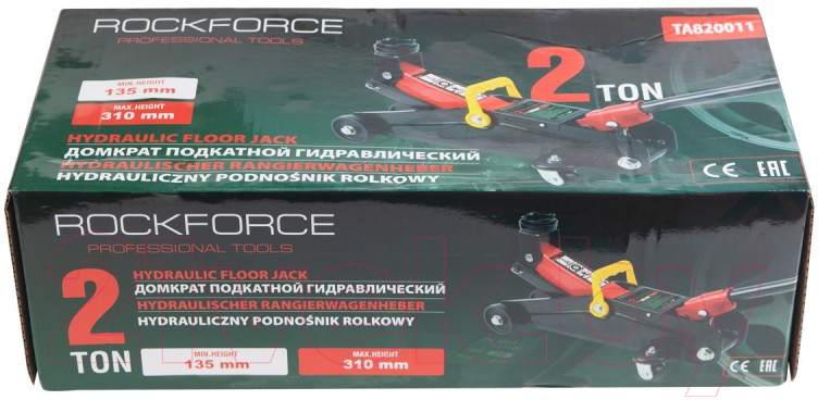 Подкатной домкрат RockForce RF-TA820011 (48273) — фото 8