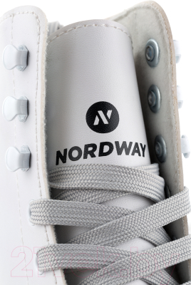 Коньки фигурные Nordway ZLWL5QOPS5 / A21ENDIH021-00 (р-р 28, белый)