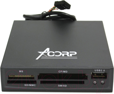 

Картридер Acorp, Черный, CRIP200-B