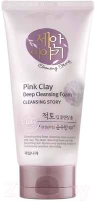 Пенка для умывания Welcos Cleansing Story Foam Cleansing Pink Clay (150г)