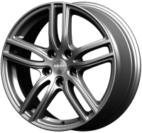 

Литой диск, Брайтон 17x7" 5x114.3мм DIA 67.1мм ET 51мм Графит