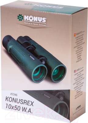 Бинокль Konus Konusrex 10x50 WA / 76576