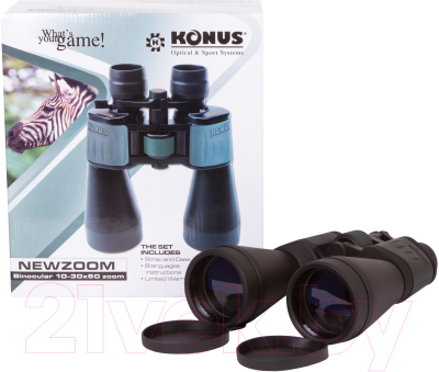 Бинокль Konus NewZoom 10–30x60 / 76580