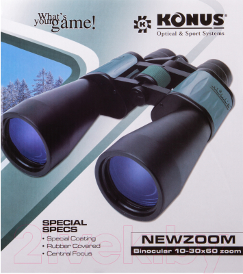 Бинокль Konus NewZoom 10–30x60 / 76580