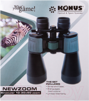 Бинокль Konus NewZoom 10–30x60 / 76580