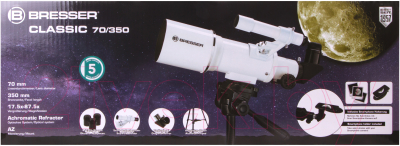 Телескоп Bresser Classic 70/350 AZ / 71114