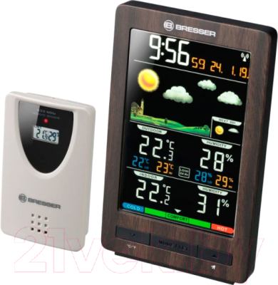 Метеостанция цифровая Bresser ClimaTemp WS / 75707