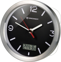 Настенные часы Bresser MyTime Bath RC / 74611 (черный) - 