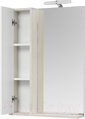 Шкаф с зеркалом для ванной Акватон Бекка 60 (1A214602BAC20)