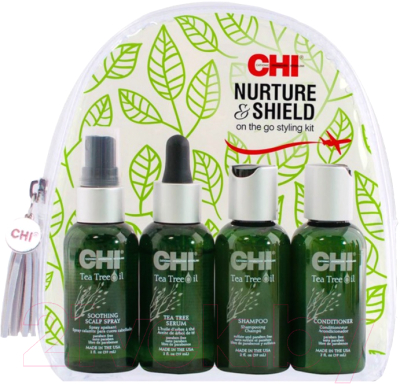 Набор косметики для волос CHI Tee Tree Nurture & Shield Travel Kit