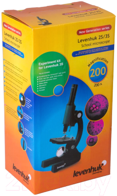 Микроскоп оптический Levenhuk 3S NG набор для опытов / 25649