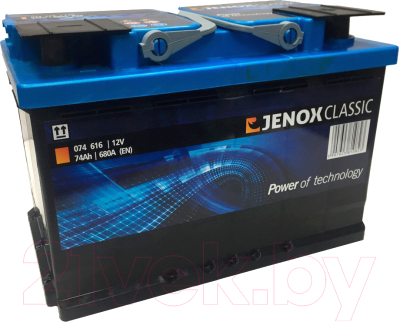 Автомобильный аккумулятор Jenox Classic R+ / 074616 (74 А/ч)