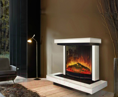 Каминокомплект Glenrich Атлант Rondo S36 (белый)