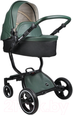 Детская универсальная коляска Farfello Hot Mama 2 в 1 (вечнозеленый)